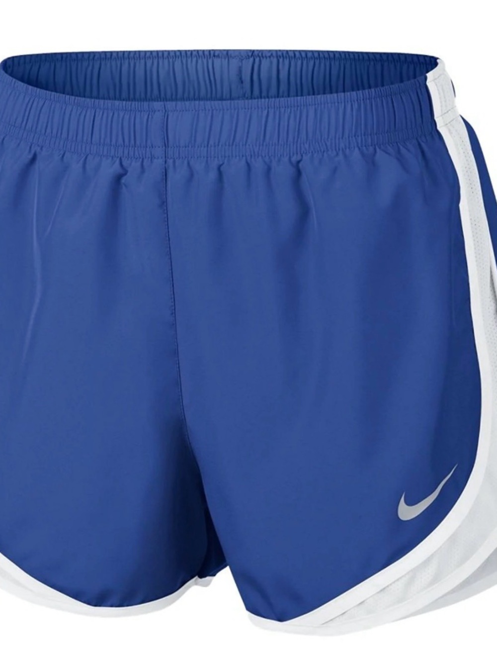 Nike Blue and White Athletic Running Shorts